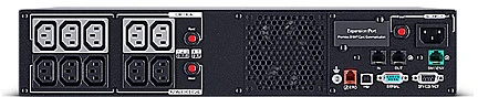 CYBERPOWER PR1500ERT2U 19i UPS 1000VA 2HE Sinewave PFC suderinamas Žalias Power LCD Ekranas USB valdymo programinė įranga SNMP lizdas