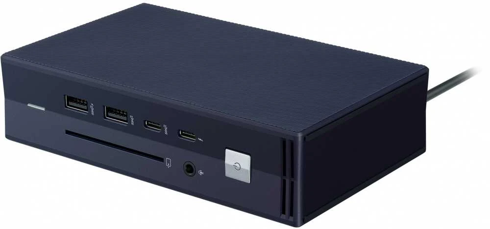 Asus | SimPro Dock 2 | Prijungimo stotis | Ethernet LAN (RJ-45) jungtys 1 | VGA (D-Sub) jungtys kiekis 1 | DisplayPorts kiekis 2 | USB 3.0 (3.1 Gen 1) jungtys kiekis 3 | HDMI jungtys kiekis 1