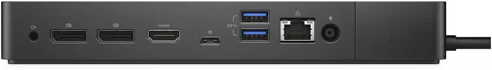 „Dell Performance Dock WD19DC“ 240 W, 2 x USB-C, dvigubas kabelis, juodas