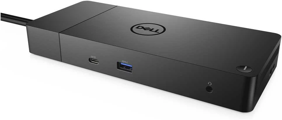 „Dell Performance Dock WD19DC“ 240 W, 2 x USB-C, dvigubas kabelis, juodas