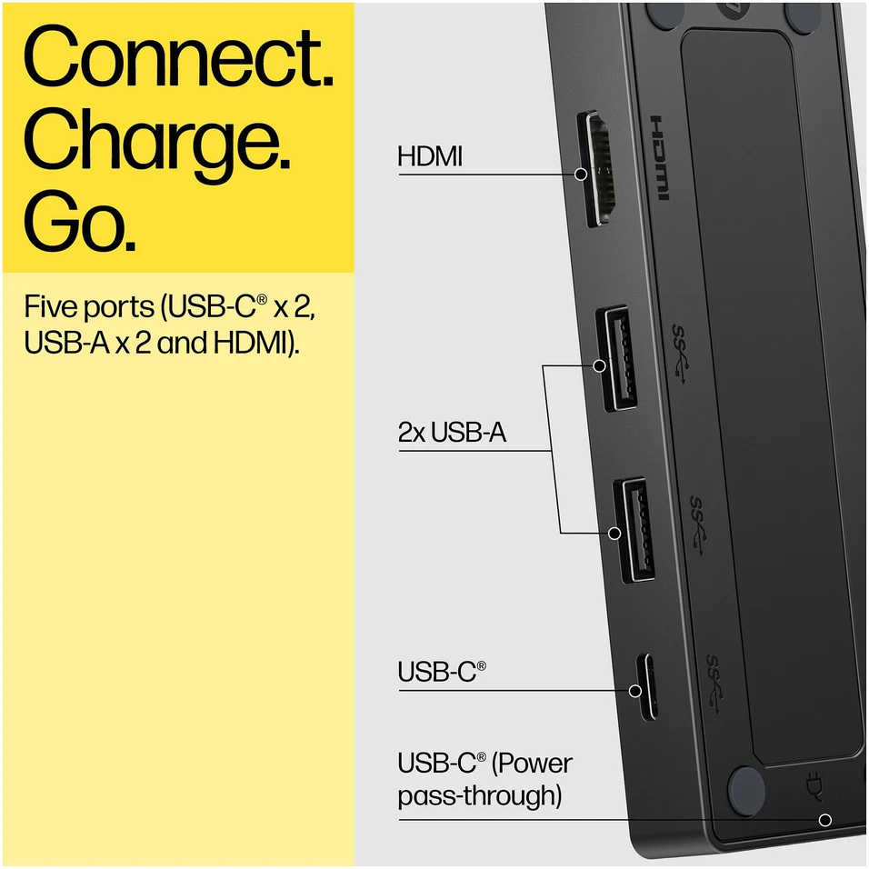 Hewlett Packard (HP) HP USB-C Travel Hub G3