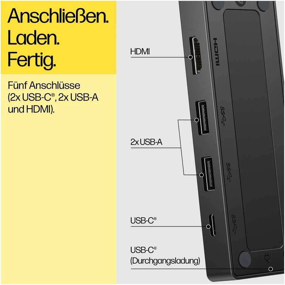 Hewlett Packard (HP) HP dokas – USB-C Travel Hub G3