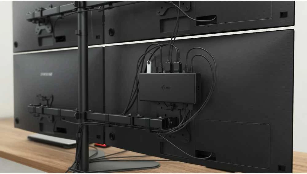I-TEC USB-C Quattro Ekranas prijungimo stotis 2xDP 2xHDMI 1xGLAN 5xUSB 3.0 1xUSB-C-Data 1xGarsas 1xMic 85W PD KL