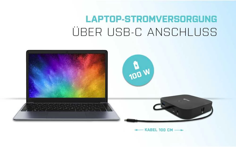 I-TEC USB-C Dual Ekranas MST DS 2x DP 1x GLAN 3x USB 3.1 2x USB 2.0 1x USB-C-DatA 1x Audio/Mic Jack 1x 100W USB-C PD + įkroviklis 112W