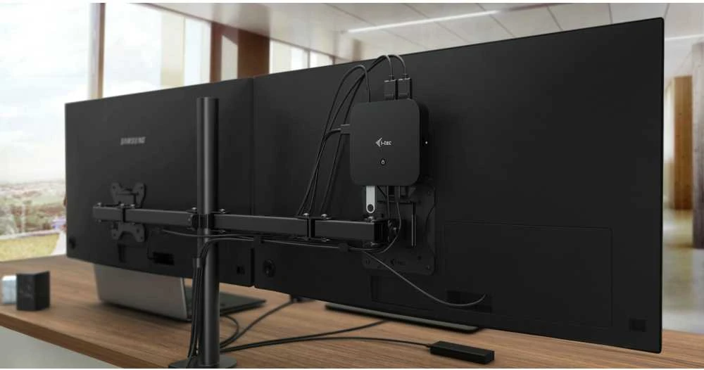 I-TEC USB-C Dual Ekranas MST DS 2x DP 1x GLAN 3x USB 3.1 2x USB 2.0 1x USB-C-DatA 1x Audio/Mic Jack 1x 100W USB-C PD + įkroviklis 112W
