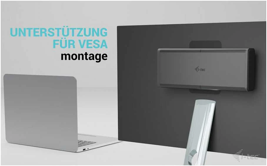 I-TEC Universal 6x 4K Ekranas DS 6x4K 2xDP 2xHDMI 2xUSB-C 1xGLAN 2xUSB-C Gen.2 4xUSB 3.2 1xGarso / mikrofono lizdas 1xSD / Micro SD Kl PD 140W KL