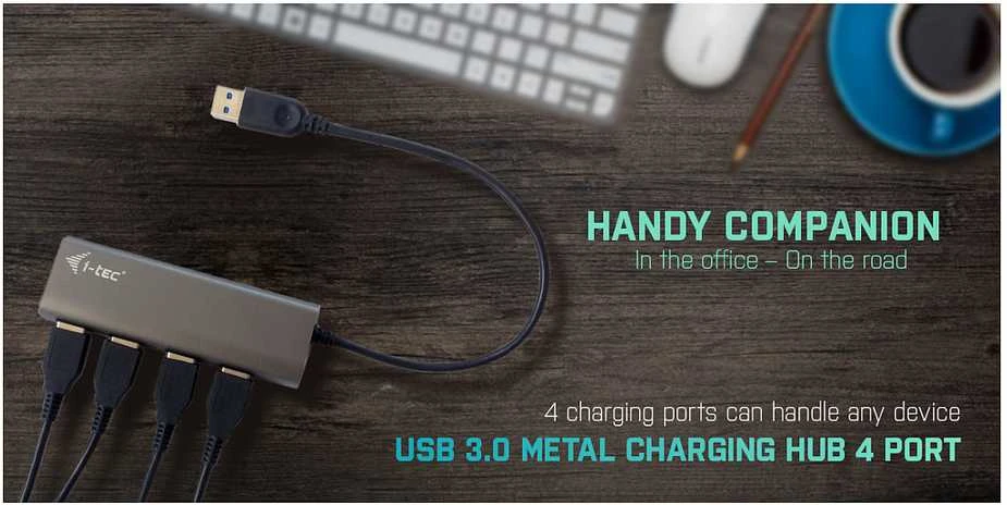 I-tec Superspeed USB 3.0  4 prievadų USB šakotuvas (U3HUB448)