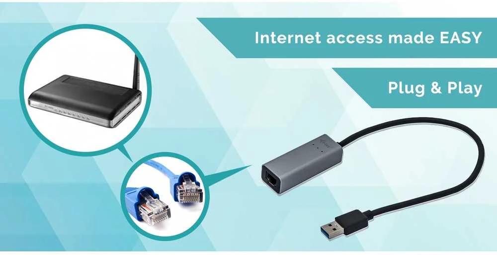 I-tec Metal U3METALGLAN tinklo plokštė Eternetas 1000 Mbit/ai
