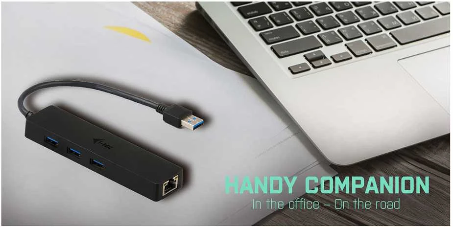 I-tec Advance U3GL3SLIM sąsajos šakotuvas USB 3.2 Gen 1 (3.1 Gen 1) Type-A Juoda