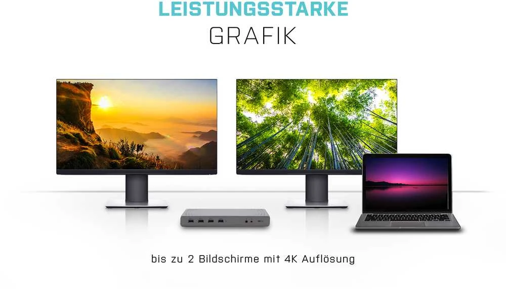 I-TEC USB 3.0 / USB-C Dualdock 1x 5K 2x 4K 60Hz 2x HDMI 2x DP 1x GLAN 6x USB 3.0 1x Audio / Mic Jack Kensington, suderinamas su TB 3