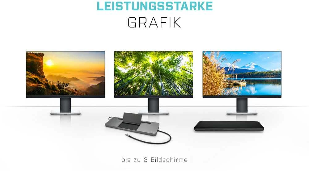 I-tec Metal C31FLATDOCKPDPRO knyginių kompiuterių dokas / jungčių replikatorius Vielinis USB 3.2 Gen 1 (3.1 Gen 1) Type-C Pilka