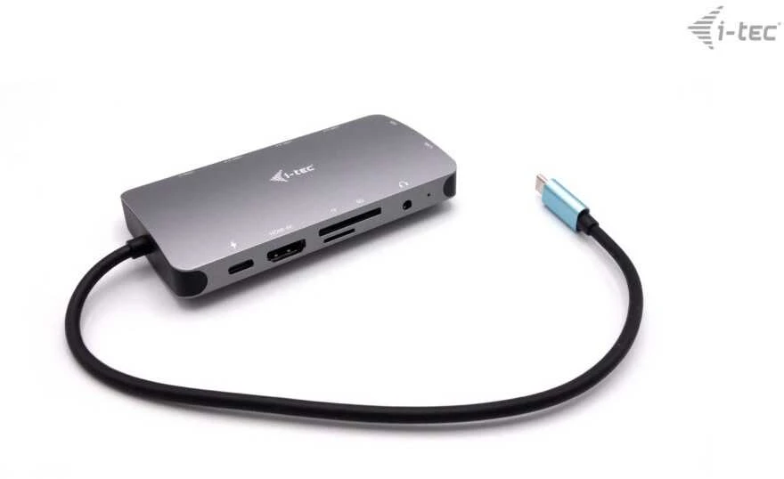 I-tec Metal C31NANODOCKVGAPD knyginių kompiuterių dokas / jungčių replikatorius Vielinis USB 3.2 Gen 1 (3.1 Gen 1) Type-C Sidabras