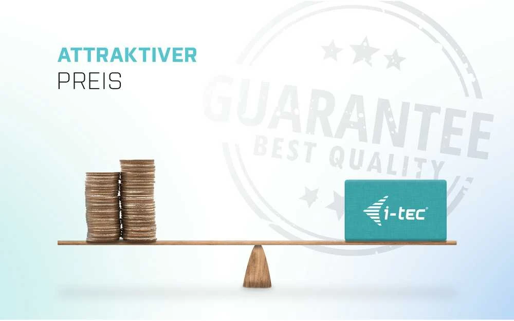 HP I-tec Advance C31HUB404 sąsajos šakotuvas USB 3.2 Gen 2 (3.1 Gen 2) Type-C 5000 Mbit/ai Juoda