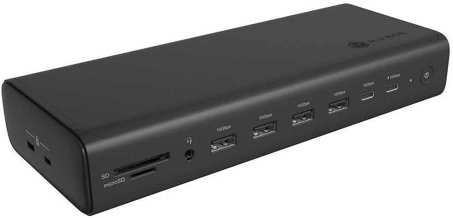 ICY BOX USB-C dokas su priekinėmis jungtimis