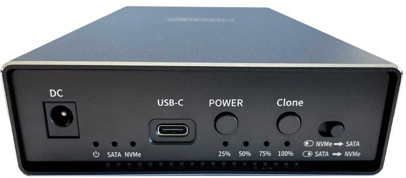 LC-Power HD dokas 1x 3,5 colio 1x M.2 į USB 3.2