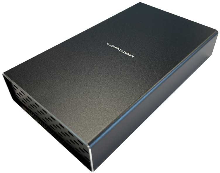 LC-Power HD dokas 1x 3,5 colio 1x M.2 į USB 3.2