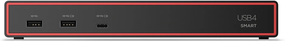 „Lenovo ThinkPad USB4 Smart Dock 5500“ (su 135 W adapteriu) | „DisplayPorts“ jungčių kiekis: 2 | HDMI jungčių kiekis: 1 | 100 W