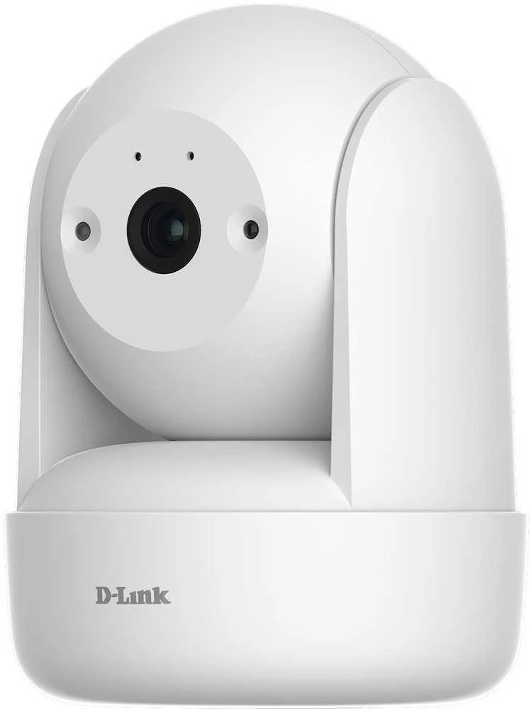 „D-Link“ 2K pasukama ir pakreipiama „Wi-Fi“ kamera, IP apsaugos kamera, vidaus patalpoms, belaidė, stalinė, balta, bokštelis