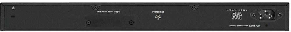 Šakotuvas D-Link DGS-3130-30PS/E L3 sukraunamas valdomas Gigabit PoE jungiklis, 24x PoE gigabit, 2x 10GBASE-T, 4x SFP+, 370W PoE