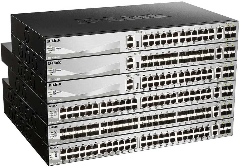 Šakotuvas D-Link | DGS-3130-30S | Jungiklis | Tvarkoma L3 | Montuojamas ant stovo | 10 Gbps (RJ-45) jungtys kiekis 2 | SFP jungtys kiekis 24 | SFP+ jungtys kiekis 4