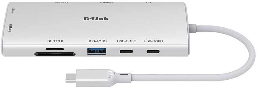 Šakotuvas D-LINK 10in1 USB-C prijungimo stotelė
