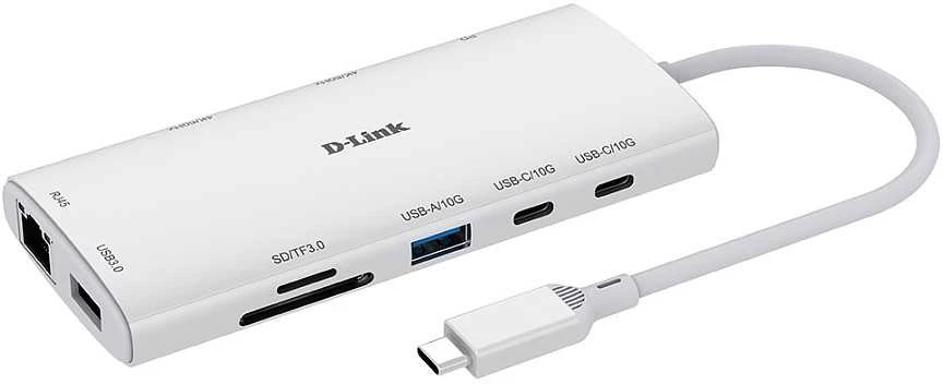 Šakotuvas D-LINK 10in1 USB-C prijungimo stotelė