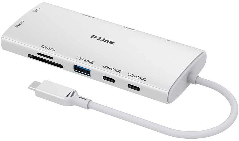 Šakotuvas D-LINK 10in1 USB-C prijungimo stotelė