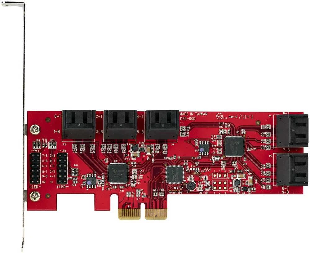 PCI kortelė Startech 10P6G-PCIE-SATA-CARD