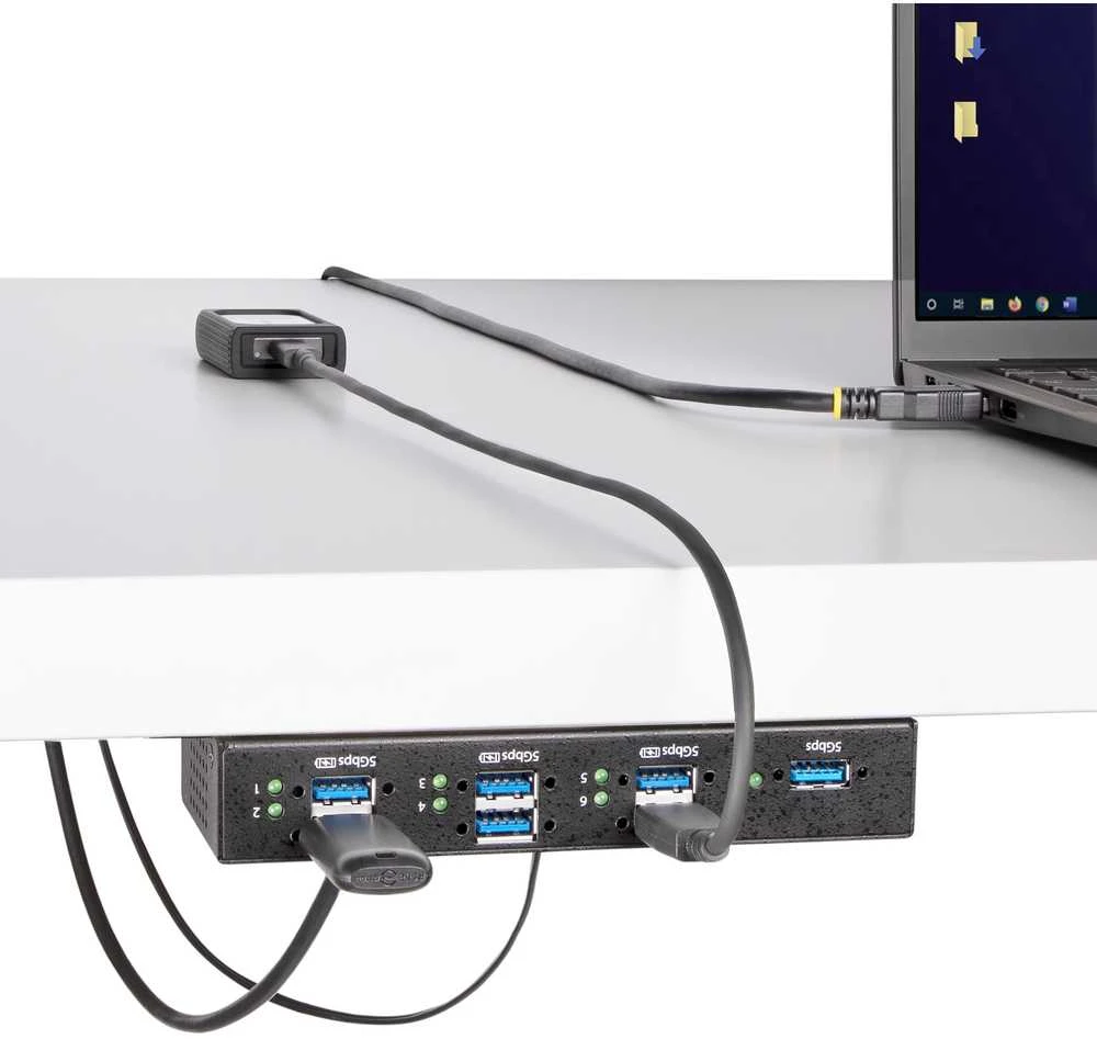 StarTech 7PT MANAGED INDUSTRIAL USB HUB/.