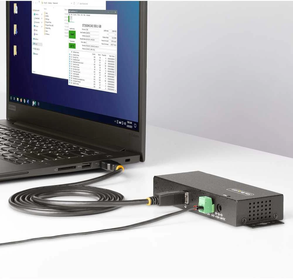 StarTech 7PT MANAGED INDUSTRIAL USB HUB/.