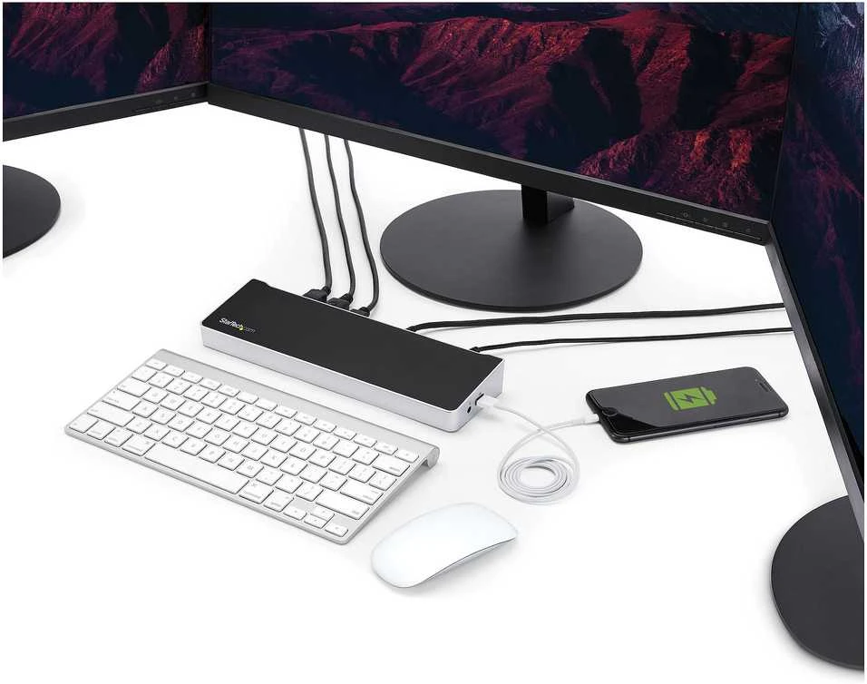 StarTech Triple Monitorius 4K USB-C stotis / replikatorius (DK30CH2DPPDU)