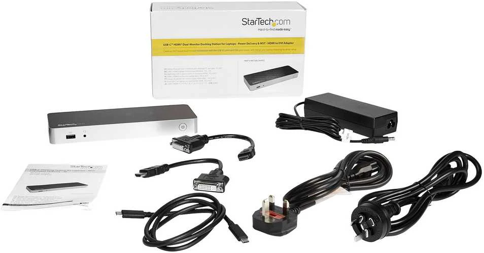 „StarTech Dual HDMI Dock“ USB-C stotis / replikatorius (MST30C2HHPDU)