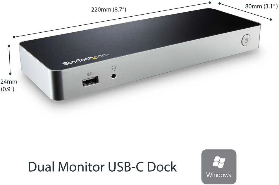 „StarTech Dual HDMI Dock“ USB-C stotis / replikatorius (MST30C2HHPDU)