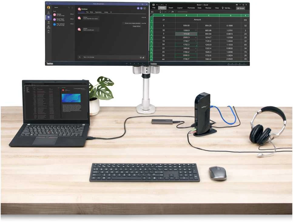 „StarTech HD Dock“ USB 3.0 stotis / replikatorius (USB3SDOCKHD)