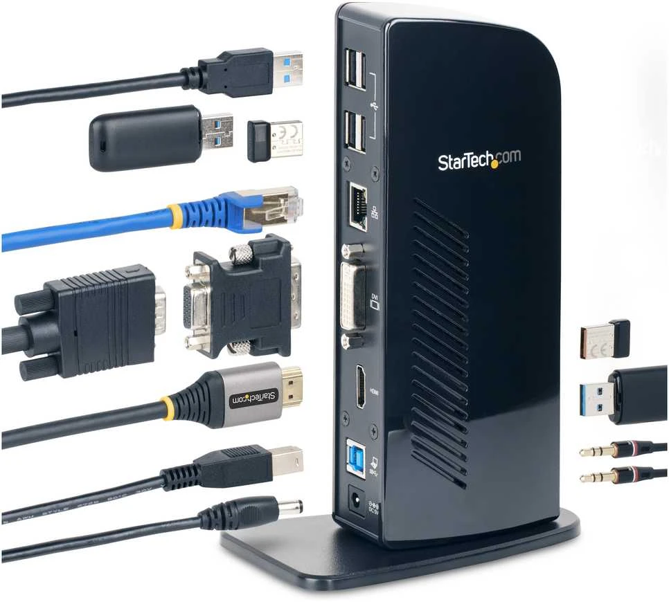 „StarTech HD Dock“ USB 3.0 stotis / replikatorius (USB3SDOCKHD)