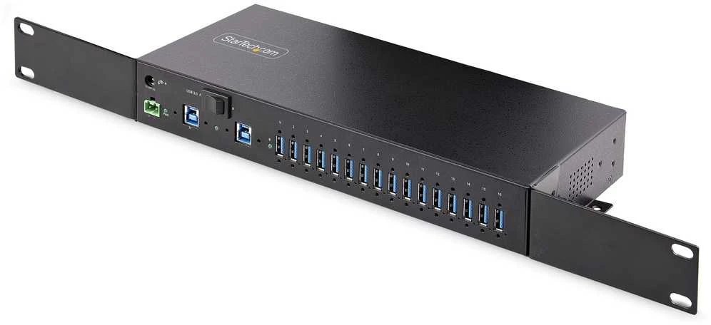 USB ŠAKOTUVAS StarTech StarTech 5G16AINDS-USB-A-HUB šakotuvai ir šakotuvai USB 3.2 Gen 1 (3.1 Gen 1) Type-B 5000 Mbit/s Juodas
