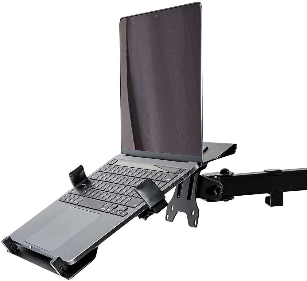 StarTech .com LAPTOP-ARM-TRAY stojak na notebooka Ramię do notebooka juoda