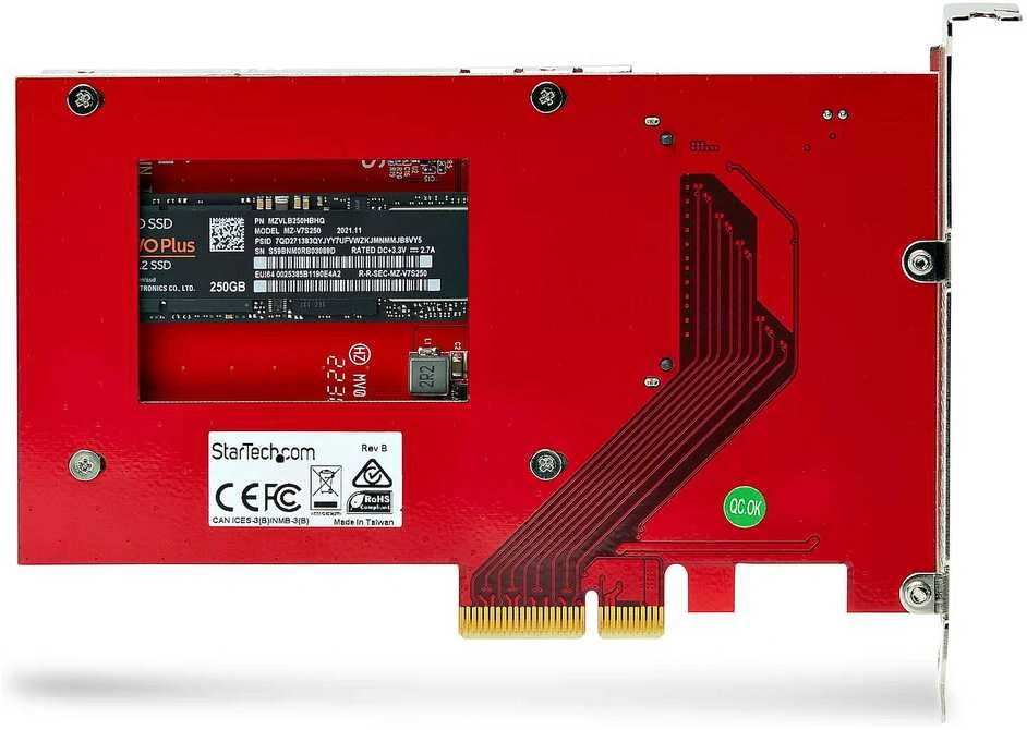 StarTech M.2 IKI U.3 ADAPTERIS / KONVERTERIS / M2 NVME SSD Į 2,5 INCH U.3