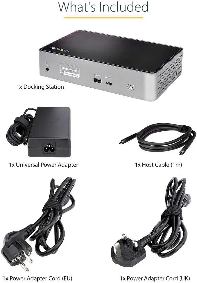 StarTech QUAD MONITORIUS USB-C DOCK 4K60/.