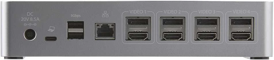 StarTech QUAD MONITORIUS USB-C DOCK 4K60/.