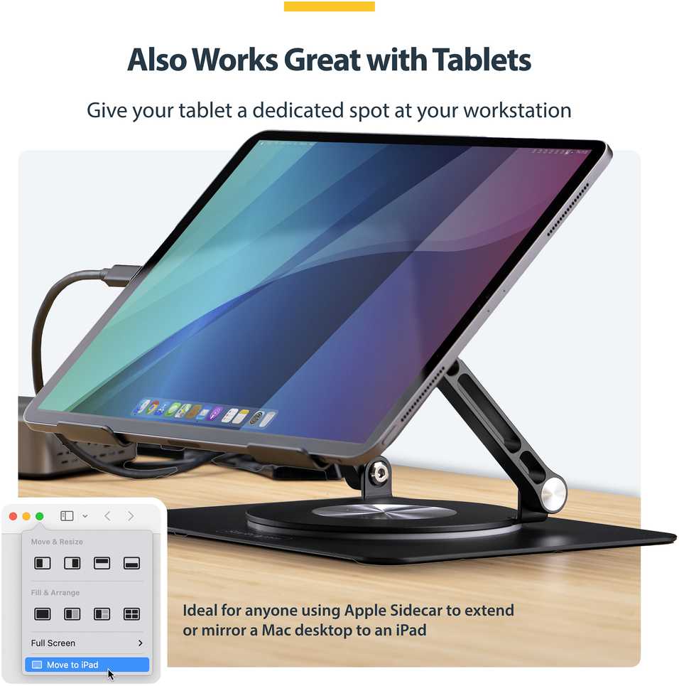StarTech ROTATING LAPTOP STAND/RISER
