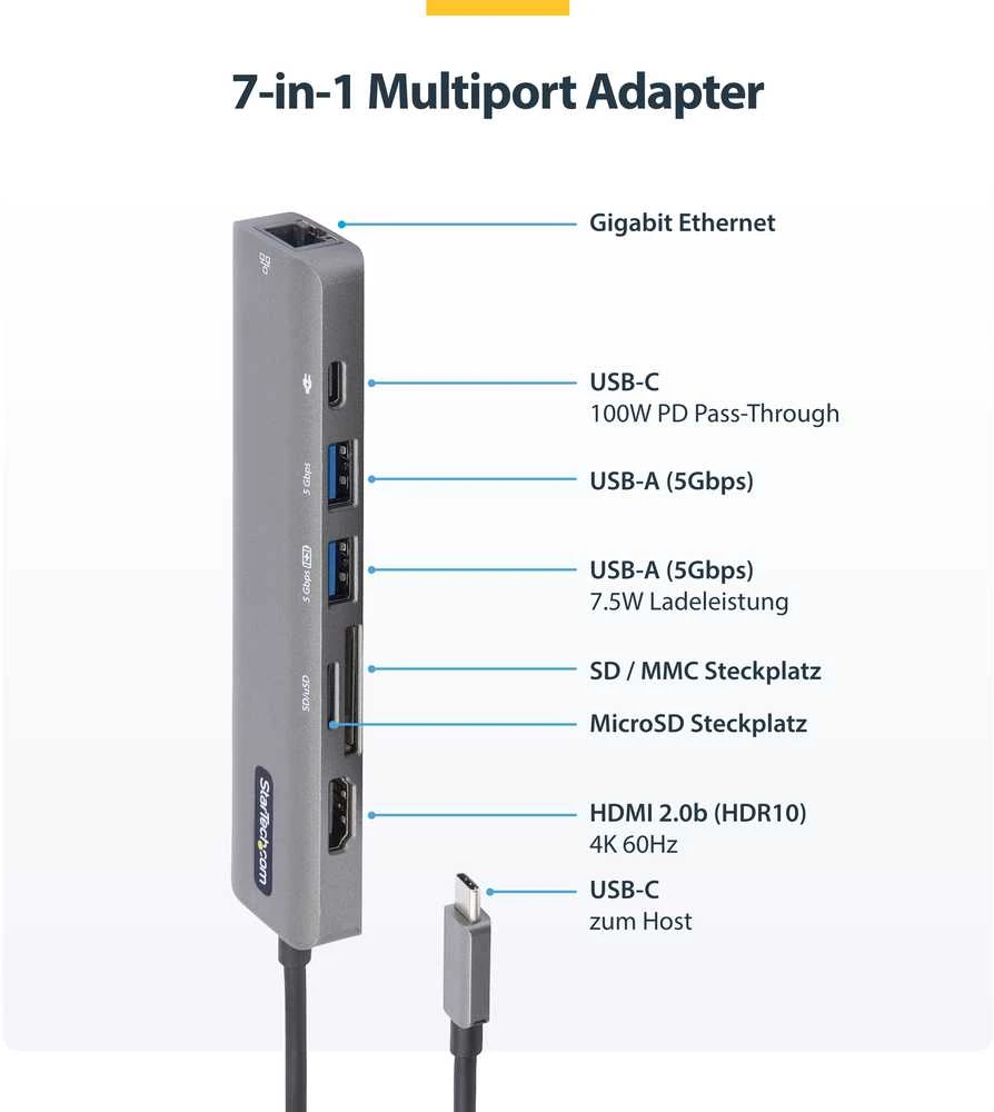 „StarTech“ USB-C stotis / replikatorius (DKT30CHSDPD1)