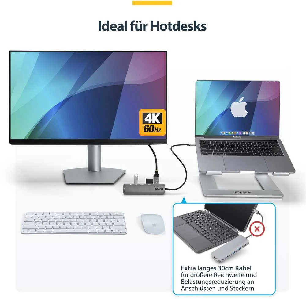 „StarTech“ USB-C stotis / replikatorius (DKT30CHSDPD1)
