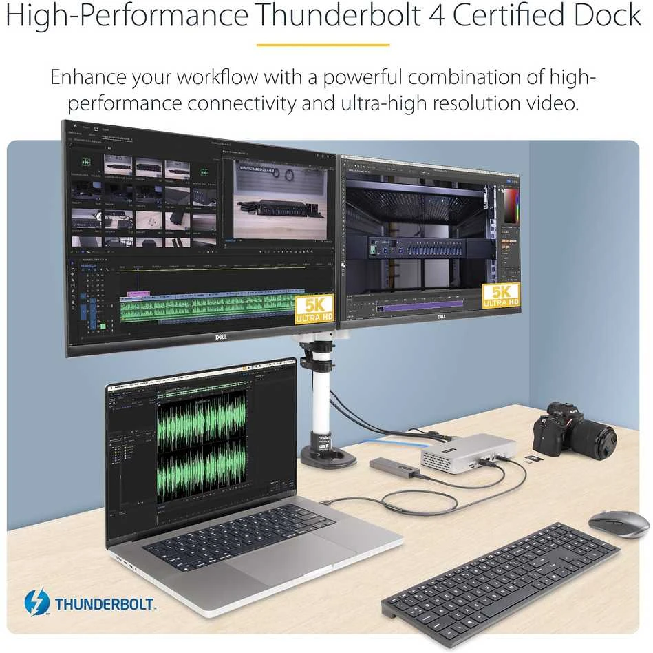 StarTech THUNDERBOLT 4 DOKAS 2X HDMI/DP/2X HDMI 2X EKRANAS – 98W PD