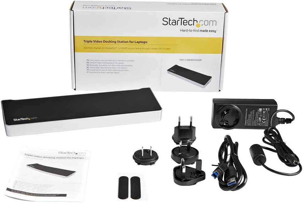 „StarTech Triple Video Dock“ USB 3.0 (USB3DOCKH2DP)