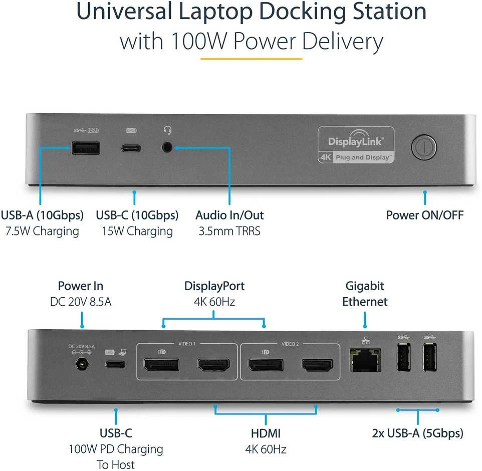 „StarTech“ USB-C stotis / replikatorius (DK30C2DPEPUE)