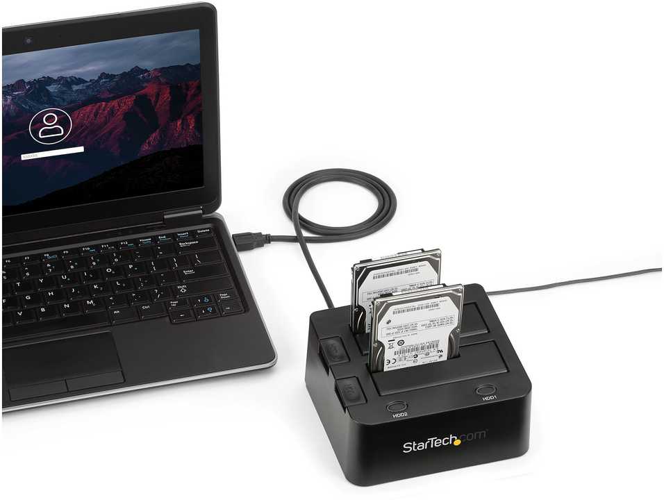 Kietasis diskas Doko stotelė StarTech 2.5/3.5'' SATA - USB 3.2 Gen 1 (SDOCK2U33)