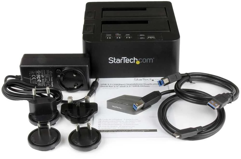 Doko stotelė StarTech 2.5''/3.5'' SATA - USB 3.2 Gen 2 (SDOCK2U313R)