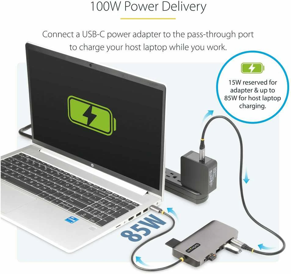 StarTech USB-C MULTIMONITOR ADAPTER HDMI/DP TRIPLE/DOUBLE DISPLAY DOCK