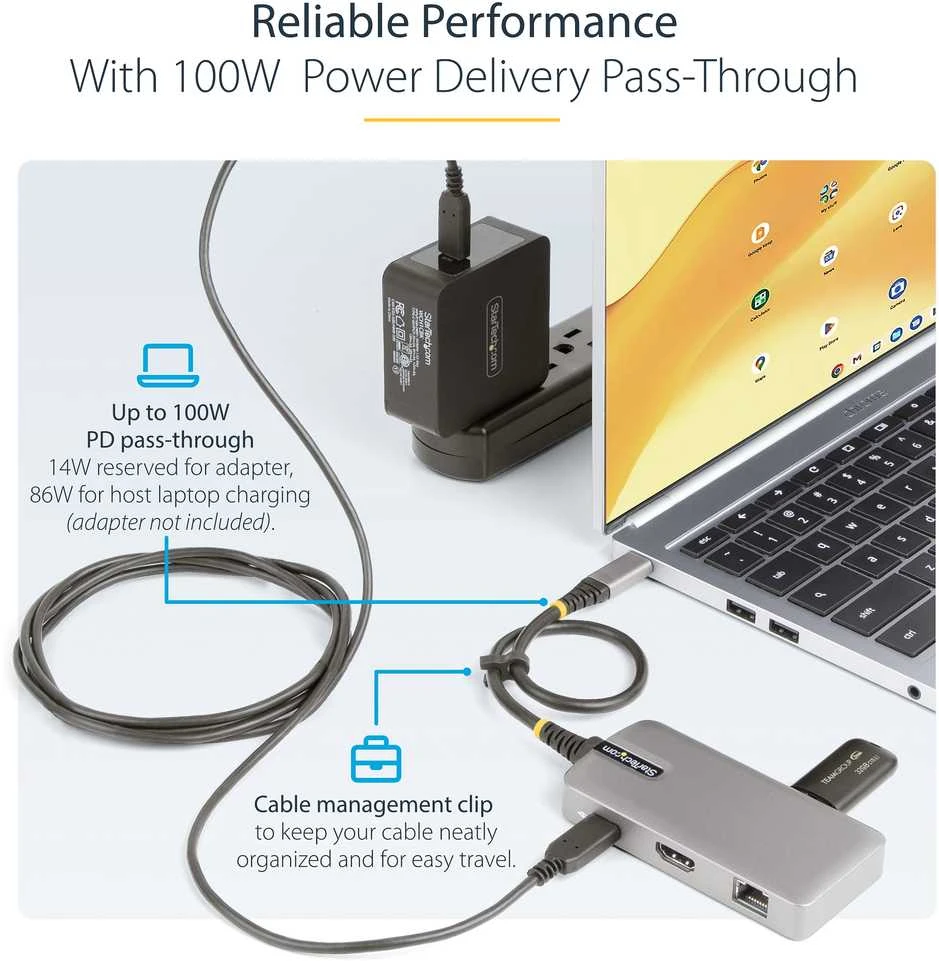 USB HUB StarTech USB-C MULTIPORT HDMI ADAPTERIS USB-C MULTIPORT HDMI ADAPTER